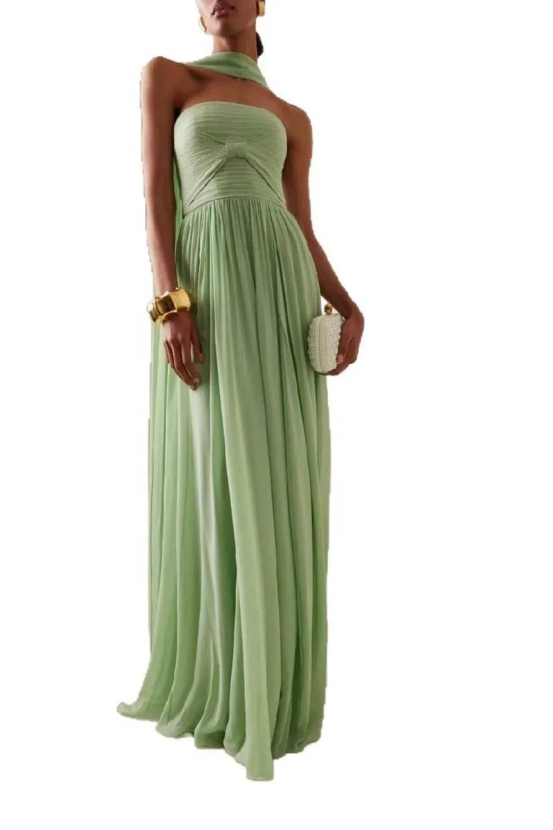 A-line Maxi Chiffon Wedding Guest Dresses 899235459574 sold by Cocomelody