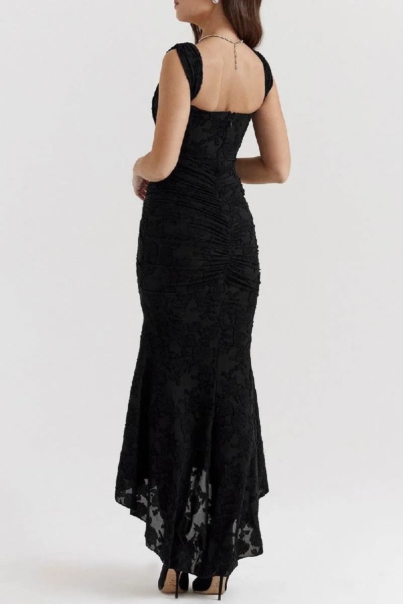 Mermaid High-Low Lace Formal Evening Dresses 850775323930 sold by Cocomelody product image thumbnail 2