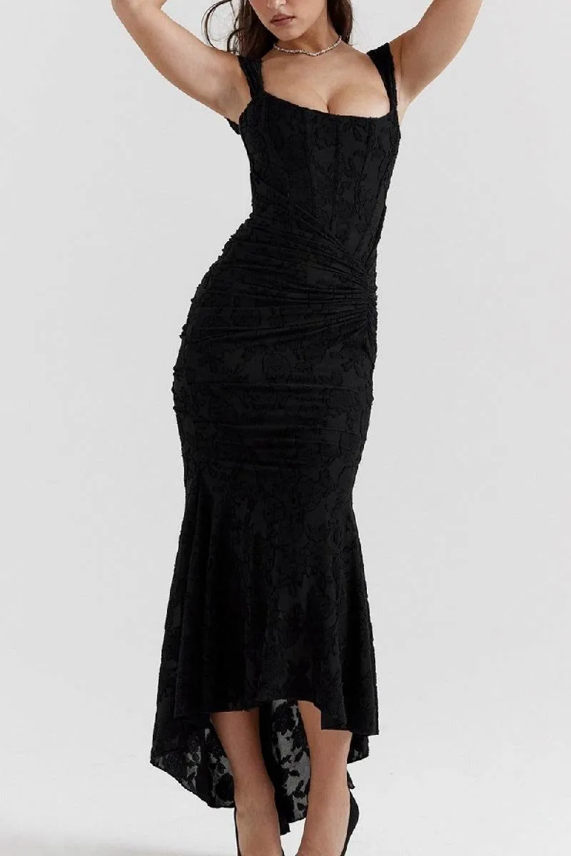 Mermaid High-Low Lace Formal Evening Dresses 850775323930 sold by Cocomelody product image thumbnail 4