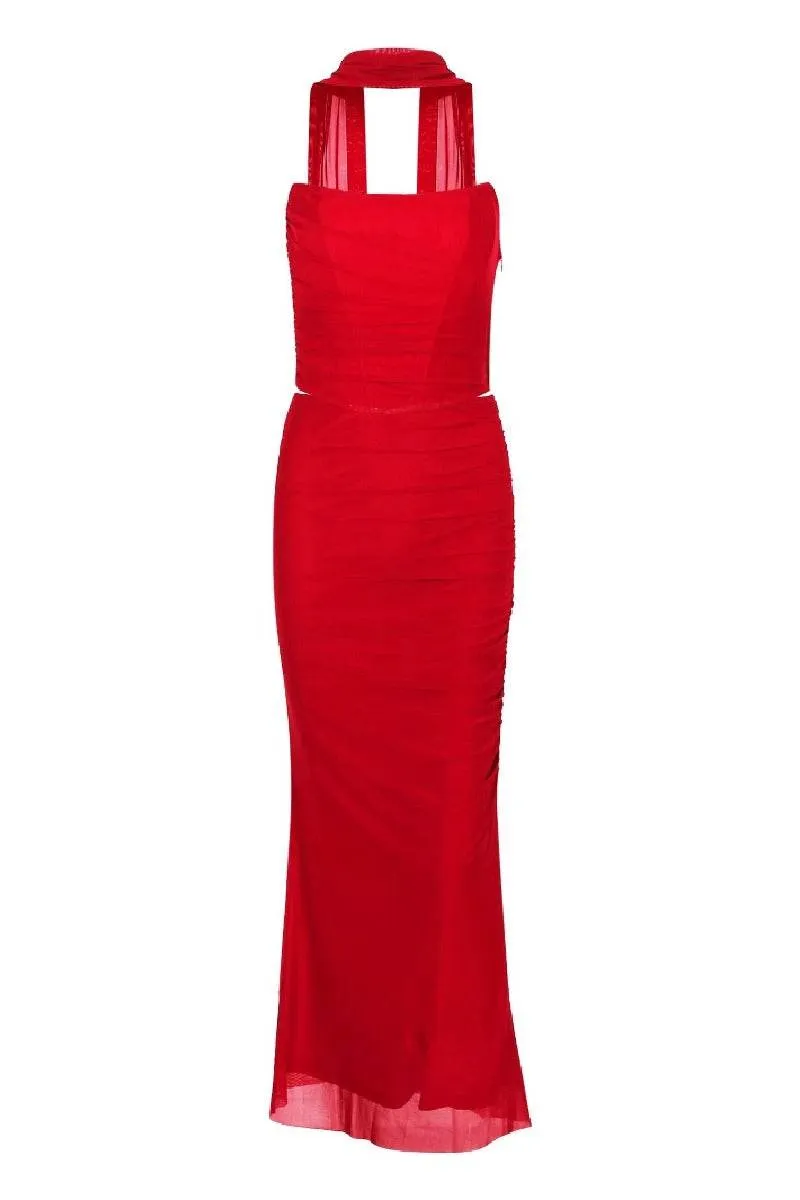 Mermaid Maxi Tulle Semi Formal Wedding guest dresses 842189689837 sold by Cocomelody product image thumbnail 4