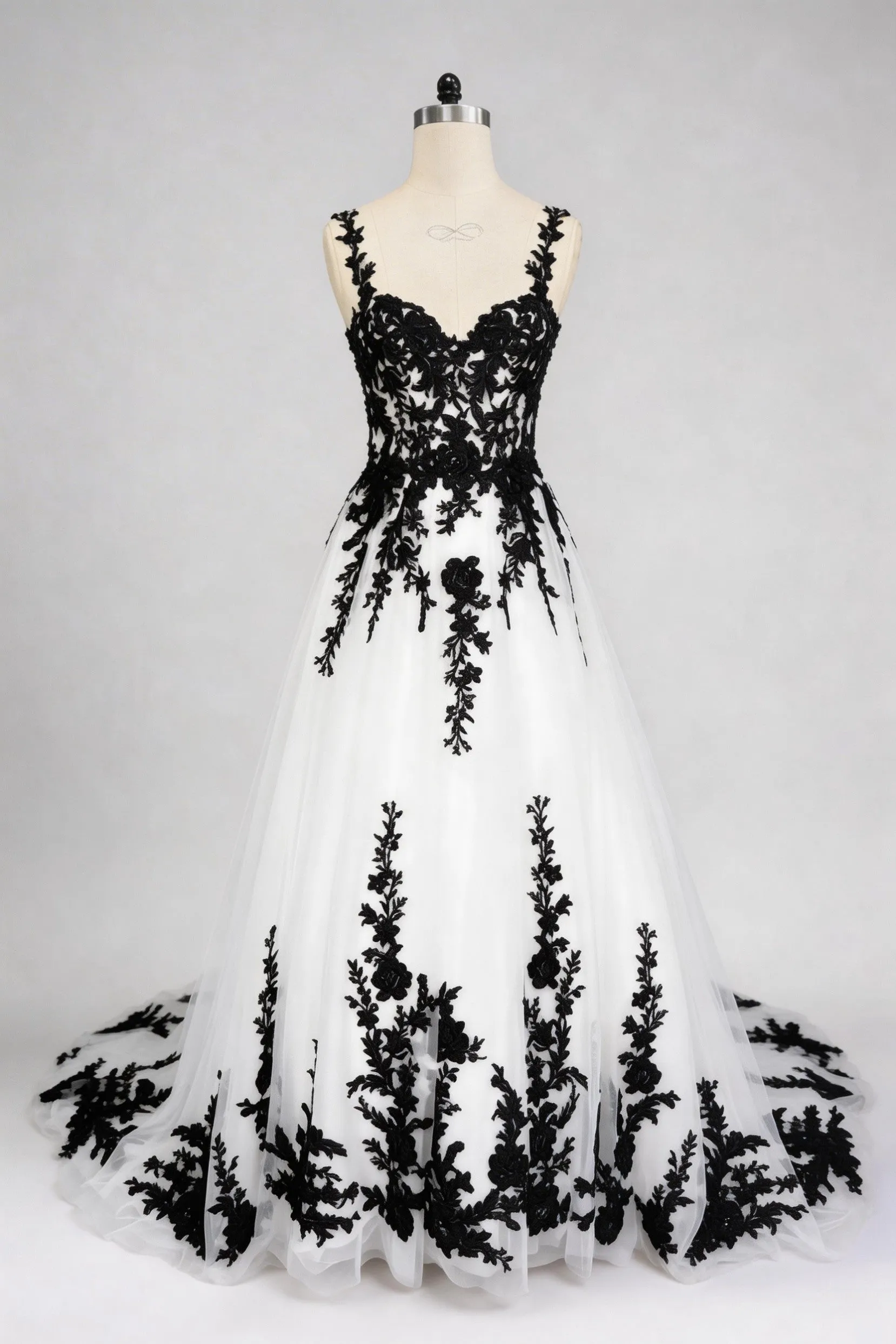 A-Line Court Train Tulle Wedding Dress CW3652 sold by Cocomelody