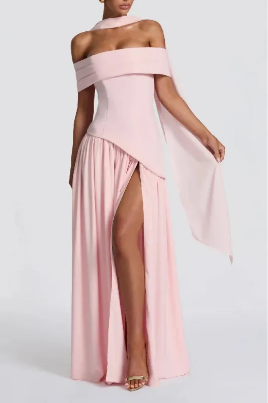 Sheath-Column Floor Length Silk-Like Wedding Guest Dress 963358428274 made by Cocomelody
