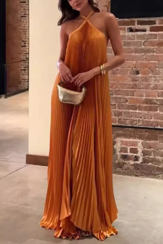 A-Line Floor Length Silk-Like Wedding Guest Dress 833160632824 made by Cocomelody