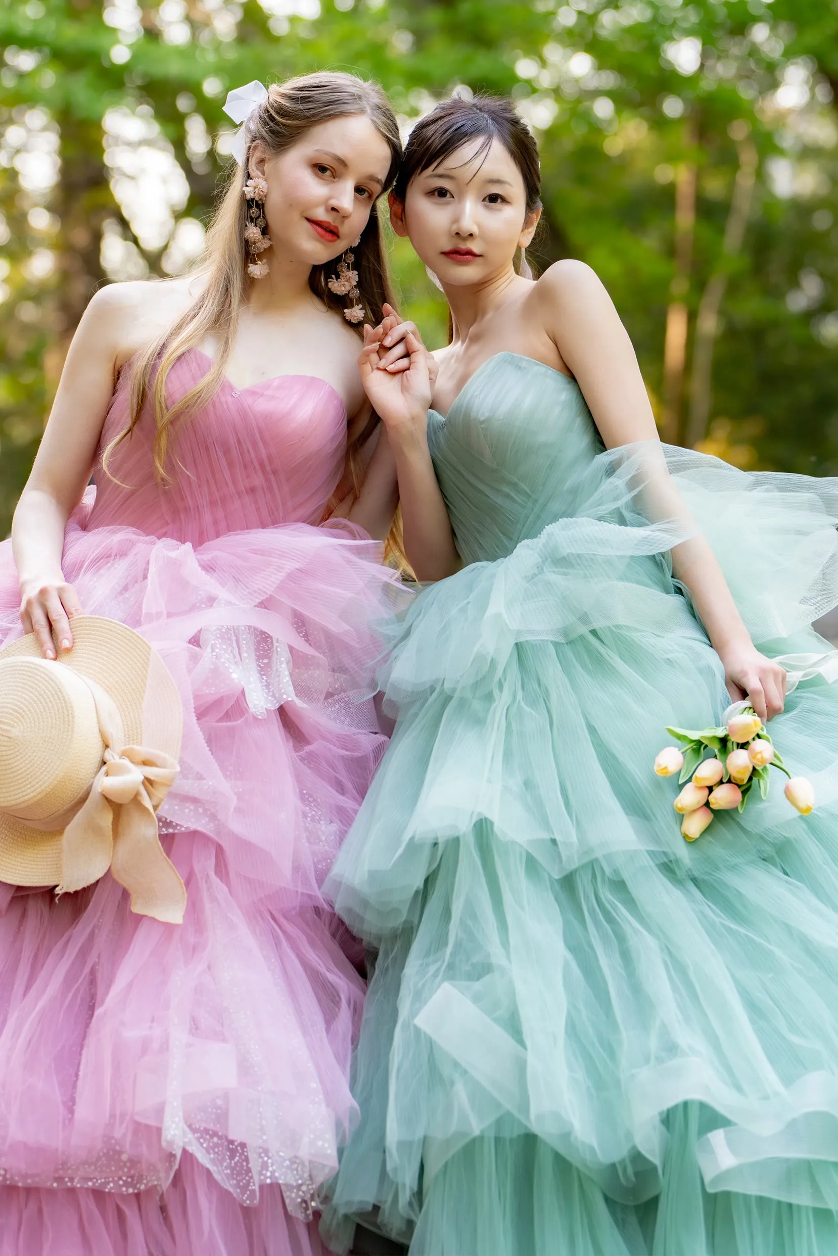 Ball Gown Court Train Tulle Wedding Dress CW3298 sold by Cocomelody product image thumbnail 5