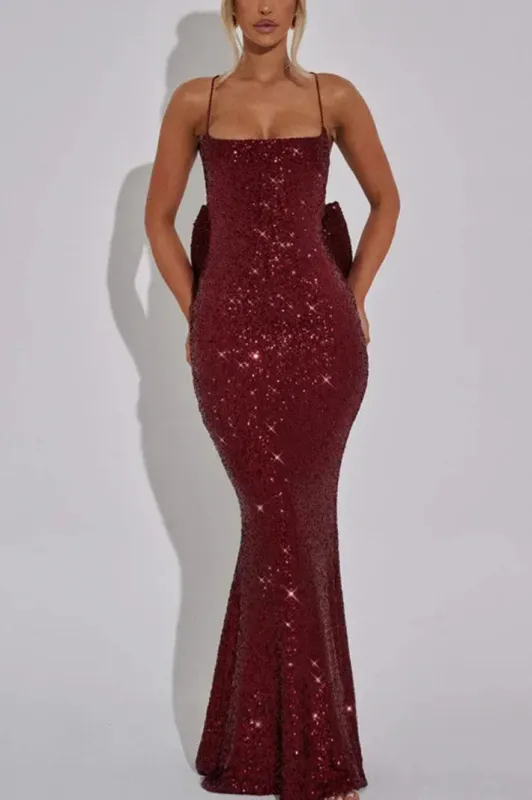 Mermaid Maxi Sequins Formal Evening Dresses 861326172487CR made by Cocomelody