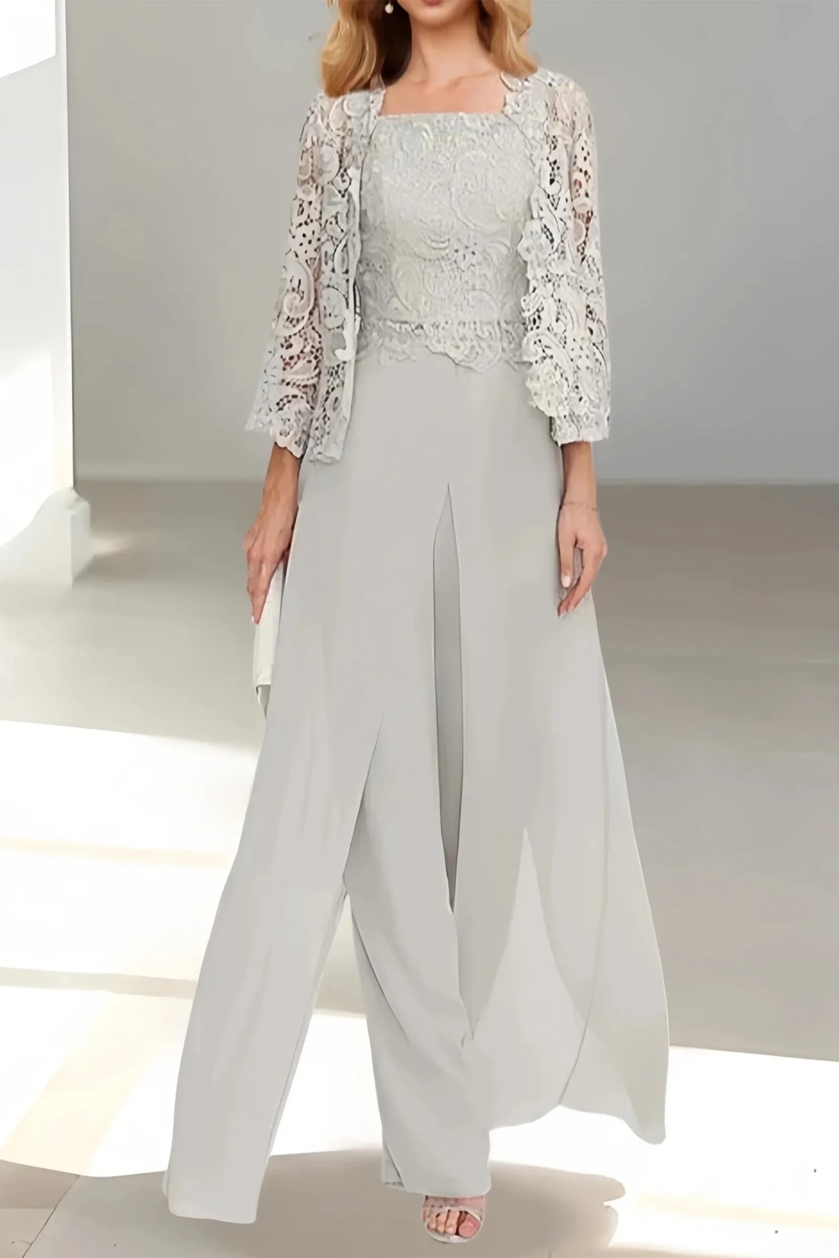 A-Line Floor Length Chiffon Mother of the Bride Dress CM0431 sold by Cocomelody