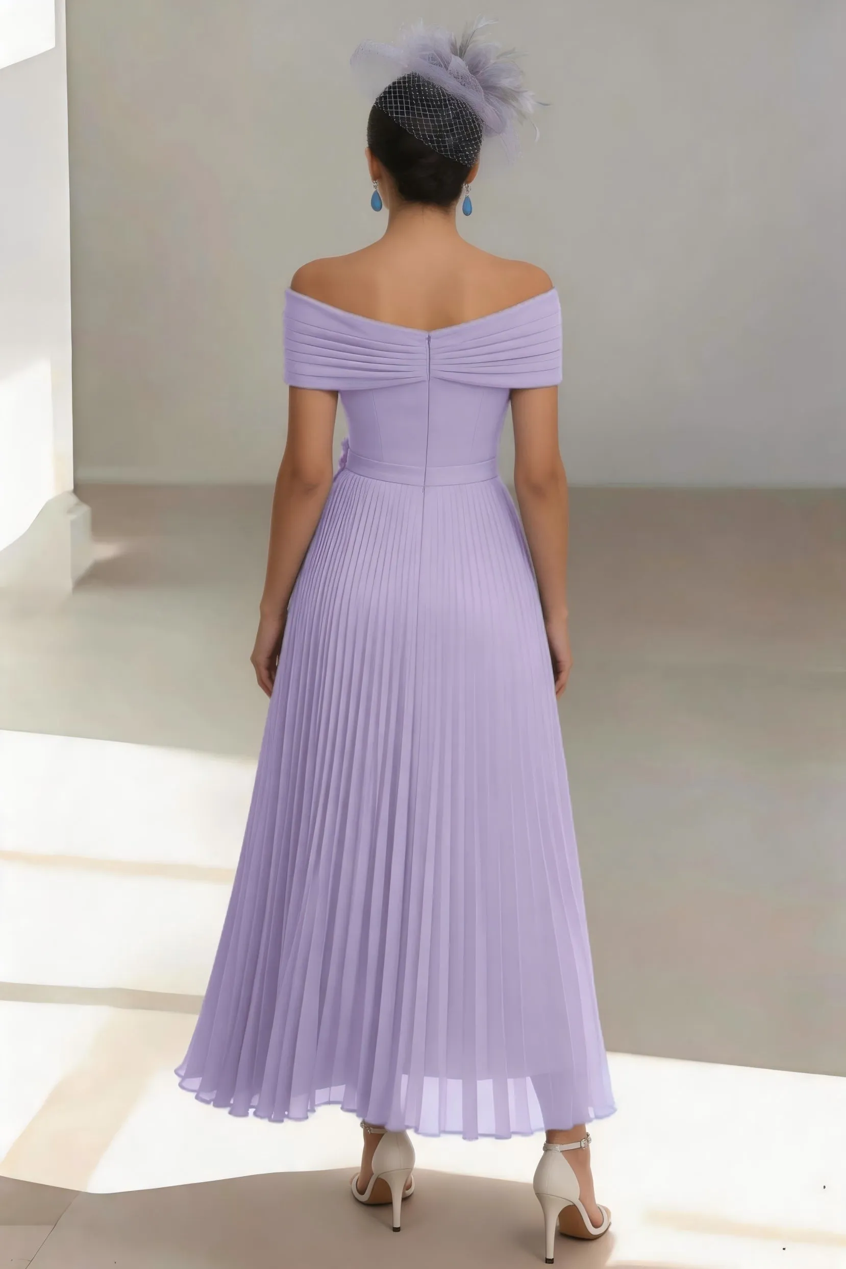 A-Line Ankle Length Chiffon Mother of the Bride Dress CM0457 sold by Cocomelody product image thumbnail 2