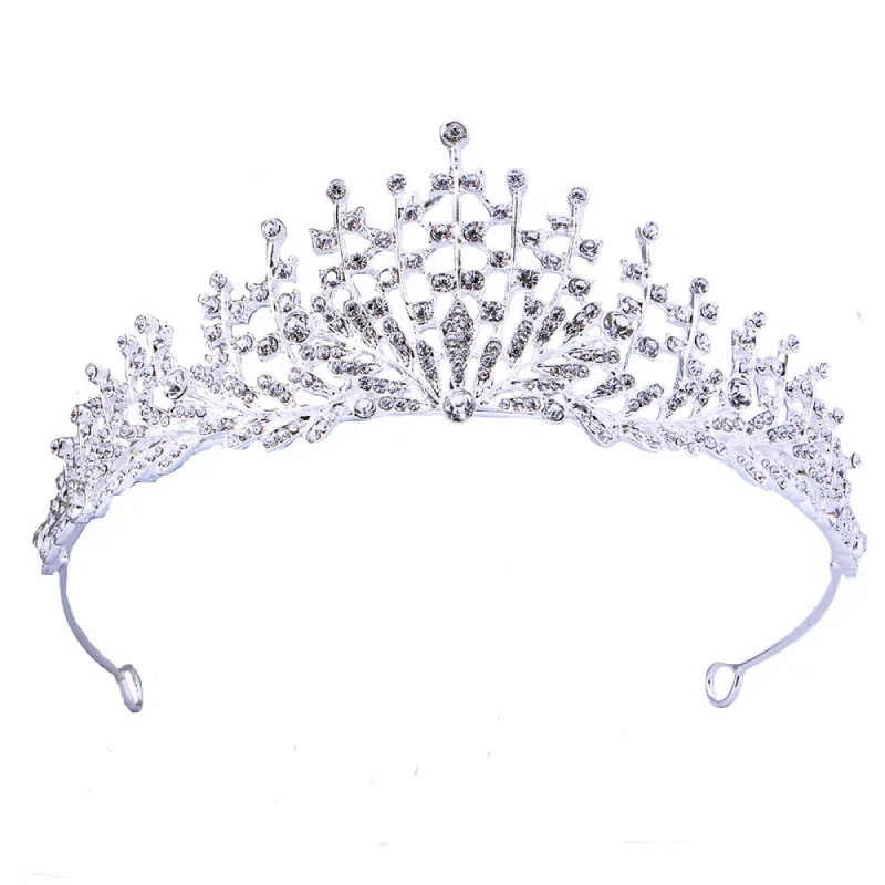 Bridal tiara Bridal Tiara Alloy bridal Tiara Headband Atmospheric Tiara 652188191347 sold by Cocomelody