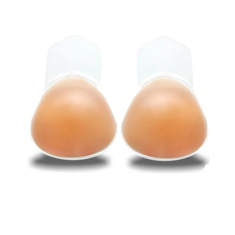 Breast adhesive pull together breast adhesive silicone lift invisible lift anti-exposure silicone bra wedding dress special  578693024872 sold by Cocomelody