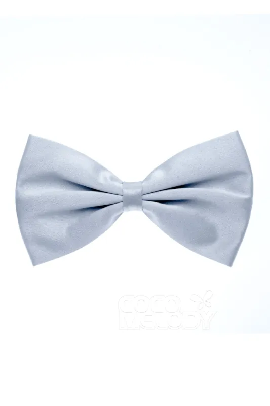 Men's Elastic Silk Like Satin Bow Ties CZ170017 made by Cocomelody