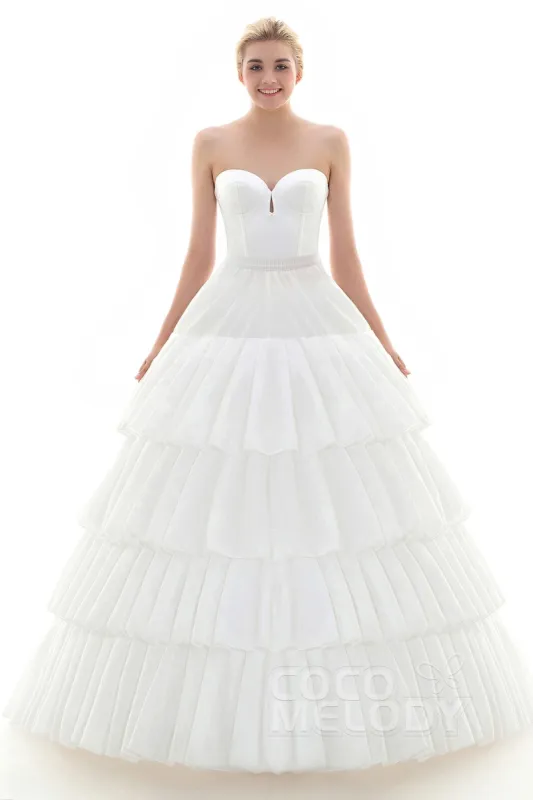 Ball Gown Court Train 4 Hoops Wedding Petticoats CP0016005 made by Cocomelody