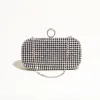 Hand diamond-encrusted dinner bag Hand bag chain small square bag 689059915170 sold by Cocomelody