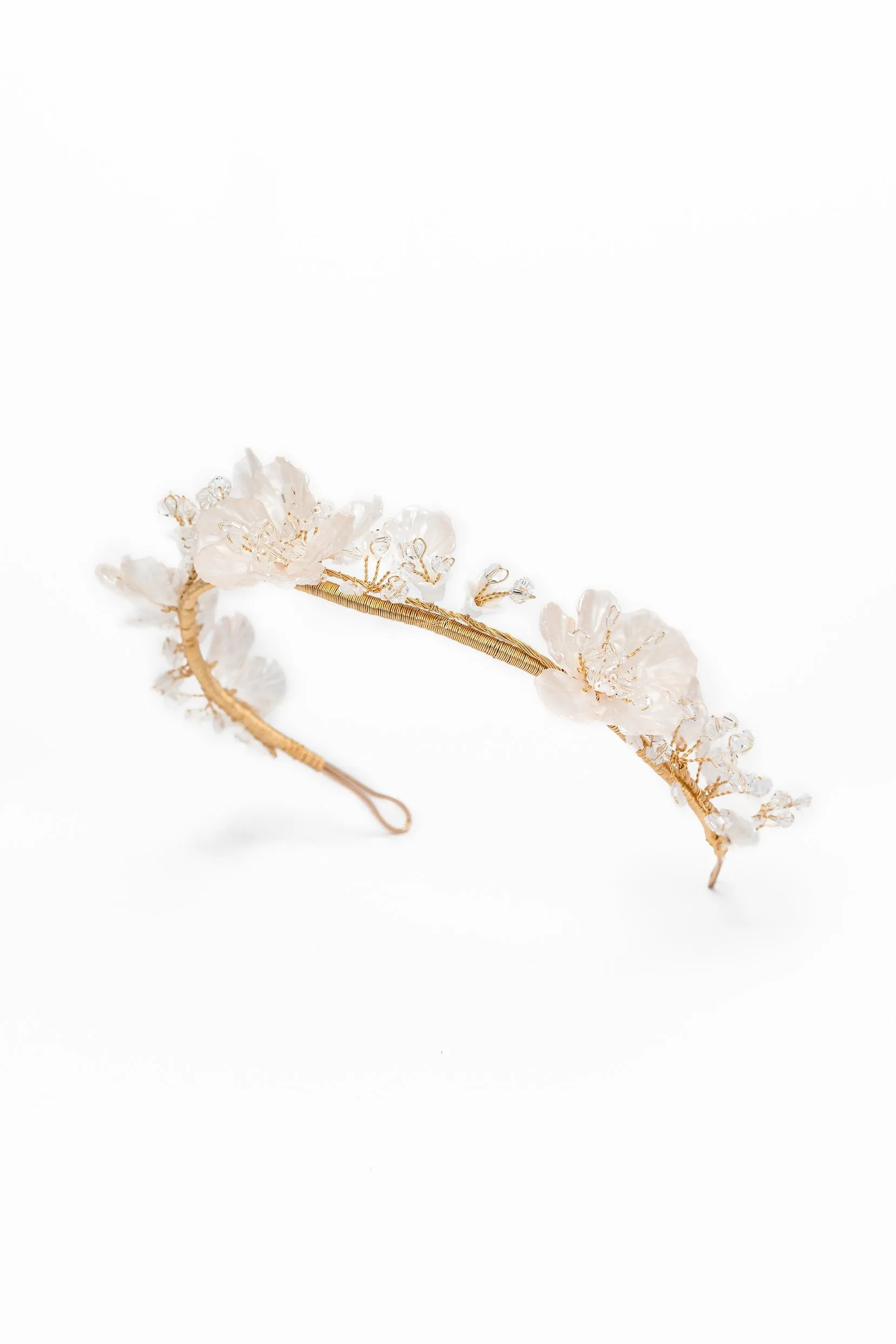 Crystals Flower Headpiece Earrings Jewelry CY0057 sold by Cocomelody product image thumbnail 5