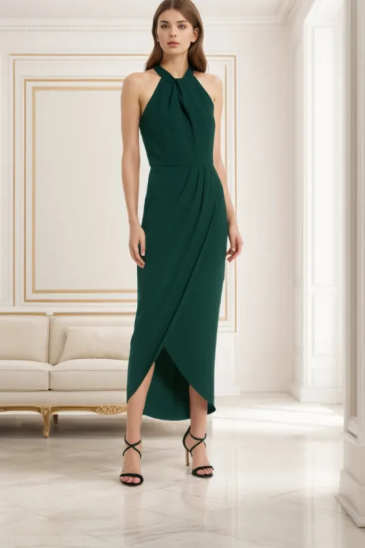Sheath-Column High-Low Forged Chiffon Graduation Dresses CS0537 sold by Cocomelody