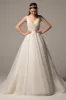 A-Line Chapel Train Tulle Wedding Dress CW2379 sold by Cocomelody