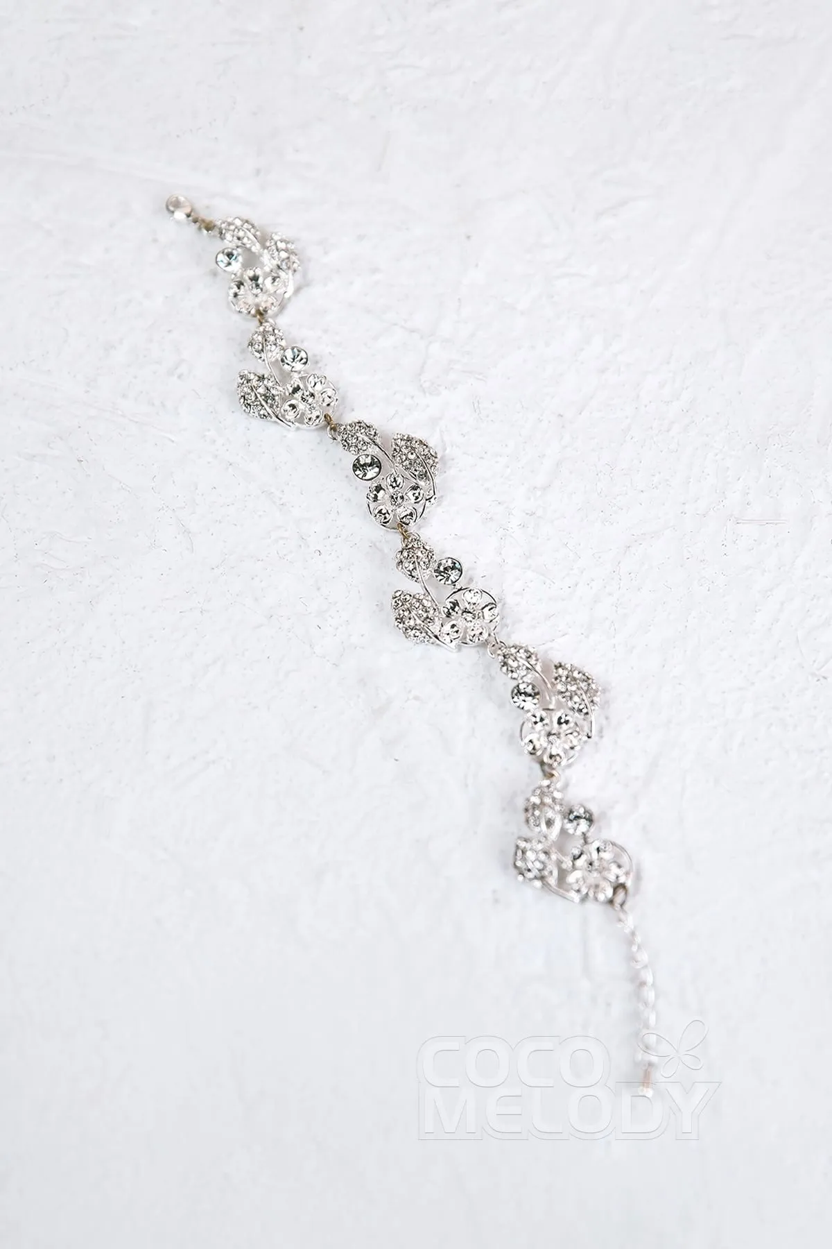 Modern Alloy and Zircon Wedding Bracelets HL17008 sold by Cocomelody product image thumbnail 3