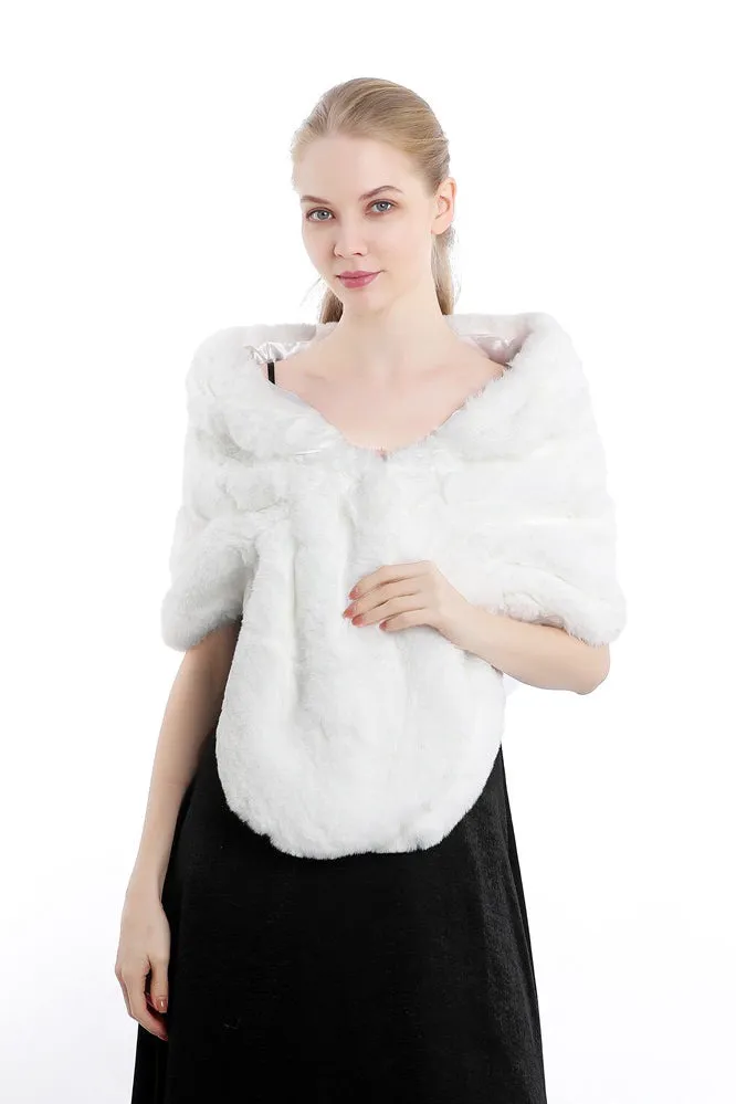 Faux Fur Shawl with CJ0123 sold by Cocomelody product image thumbnail 2