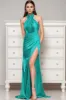 Sheath-Column Sweep-Brush Train Silk-Like Prom Dress CS0431 sold by Cocomelody