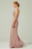 Sheath-Column Floor Length Chiffon Bridesmaid Dress CB0306 sold by Cocomelody