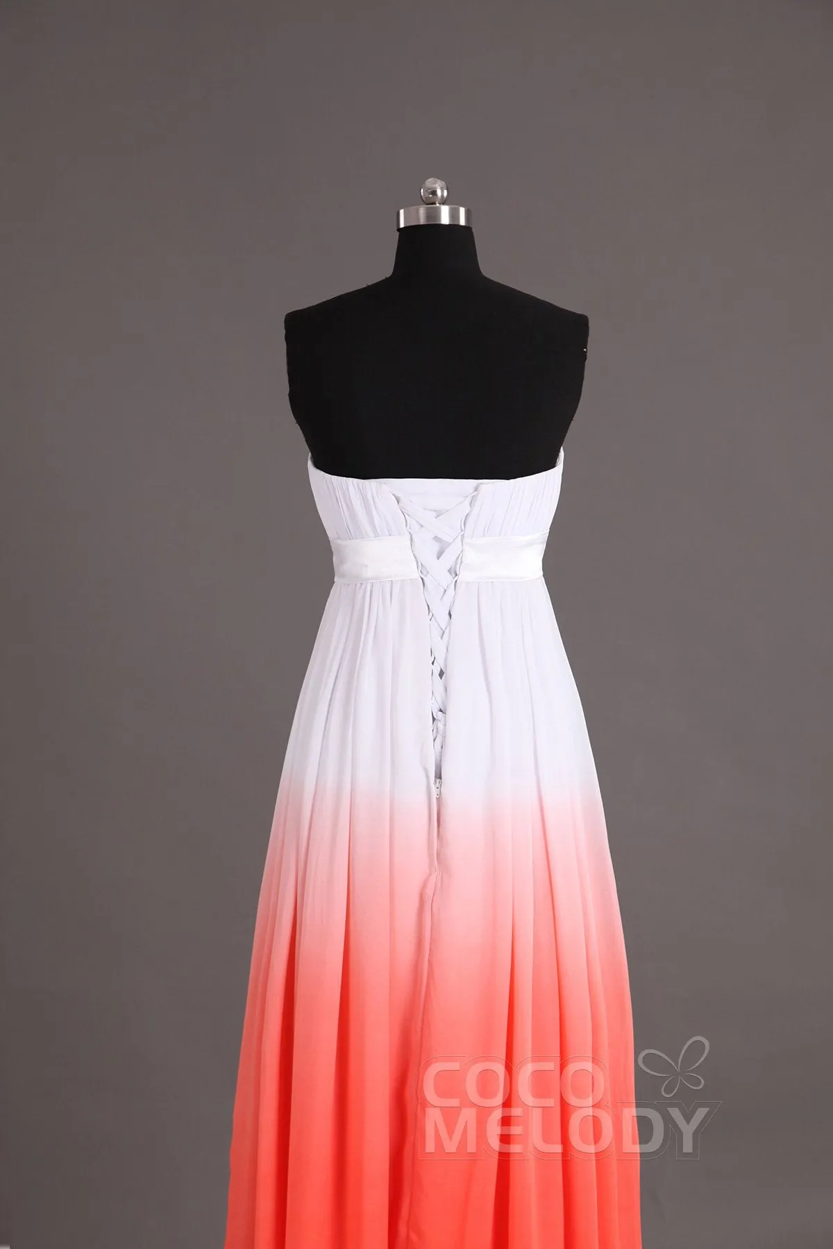 Sheath-Column Floor Length Chiffon Bridesmaid Dress Formal Dresses PR2917 sold by Cocomelody product image thumbnail 4