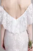 Trumpet-Mermaid Floor Length Lace Tulle Wedding Dress CW2729 sold by Cocomelody