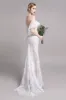 Trumpet-Mermaid Floor Length Lace Tulle Wedding Dress CW2729 sold by Cocomelody