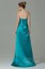 Sheath-Column Sweep Train Satin Bridesmaid Dress COZF15010 sold by Cocomelody