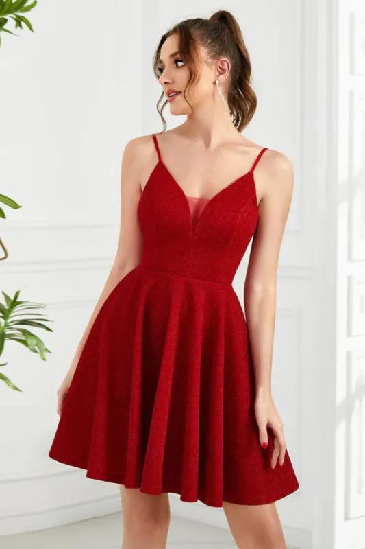 A-Line Short-Mini Thick Thread Cloth Dress CS0391 sold by Cocomelody