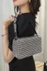 Stylish All Diamond bling rhinestone chain set with diamond Hand full diamond underarm bag 704230461982 sold by Cocomelody