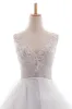A-Line Court Train Tulle Lace Organza Wedding Dress LD4981 sold by Cocomelody