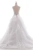 A-Line Court Train Tulle Lace Organza Wedding Dress LD4981 sold by Cocomelody