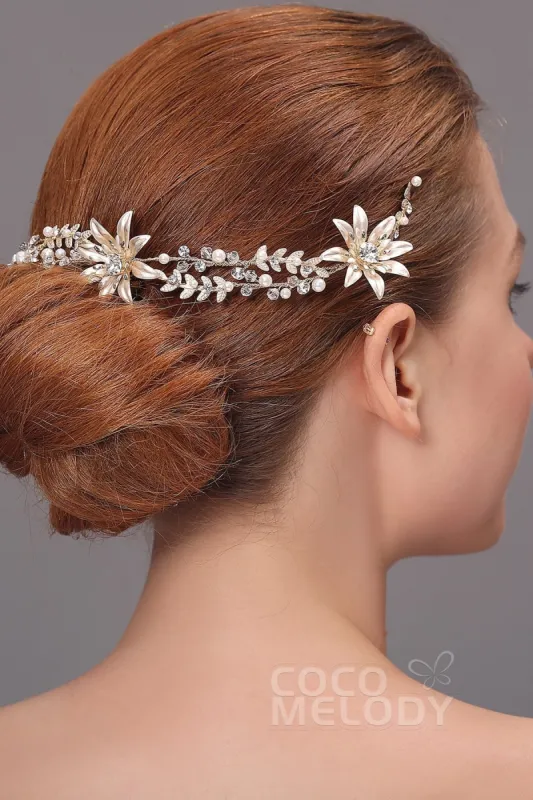 Latest Alloy Headpiece with Imitation Pearl AH17011 sold by Cocomelody