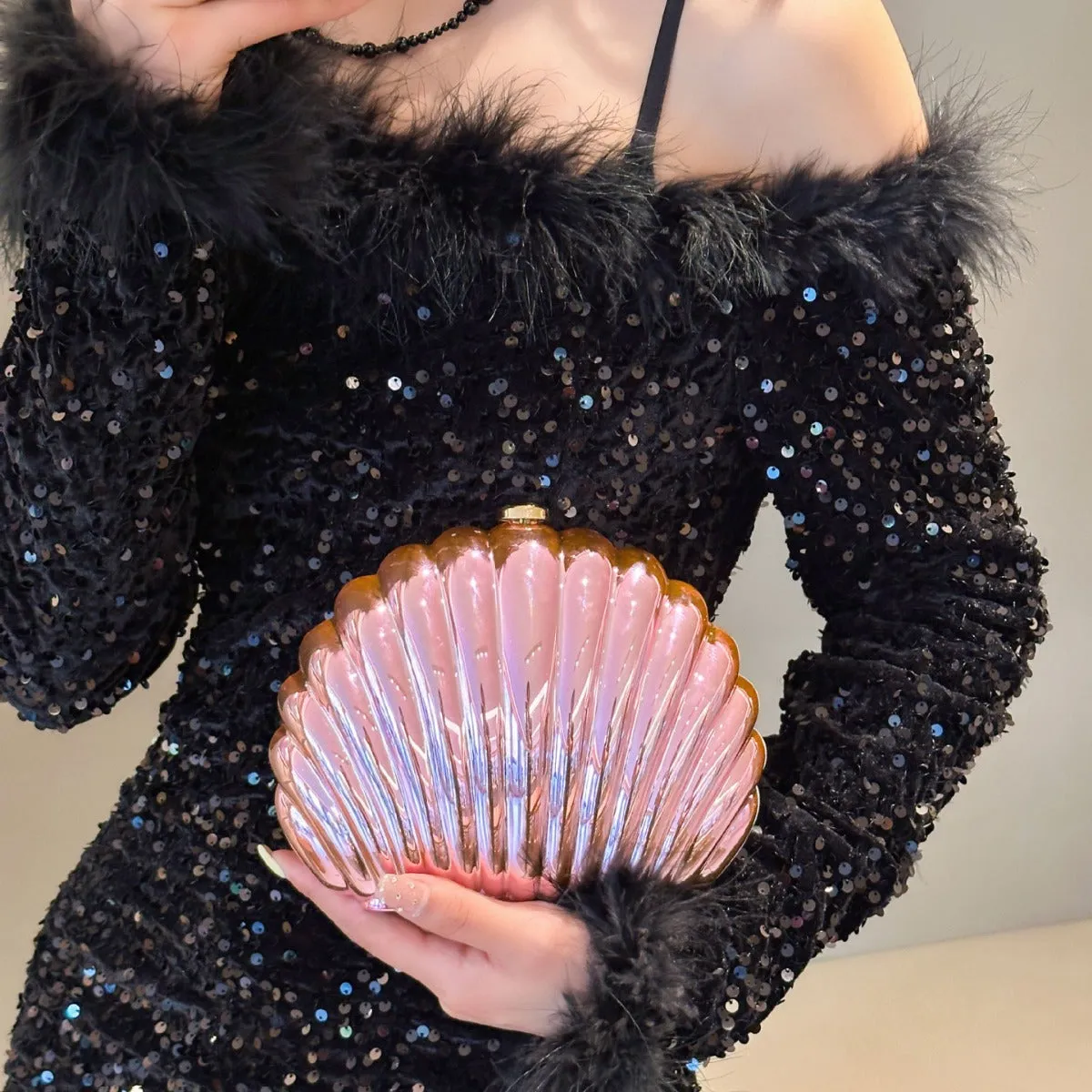 Acrylic bag shell bag premium single shoulder crossbody 791137528667 sold by Cocomelody product image thumbnail 3