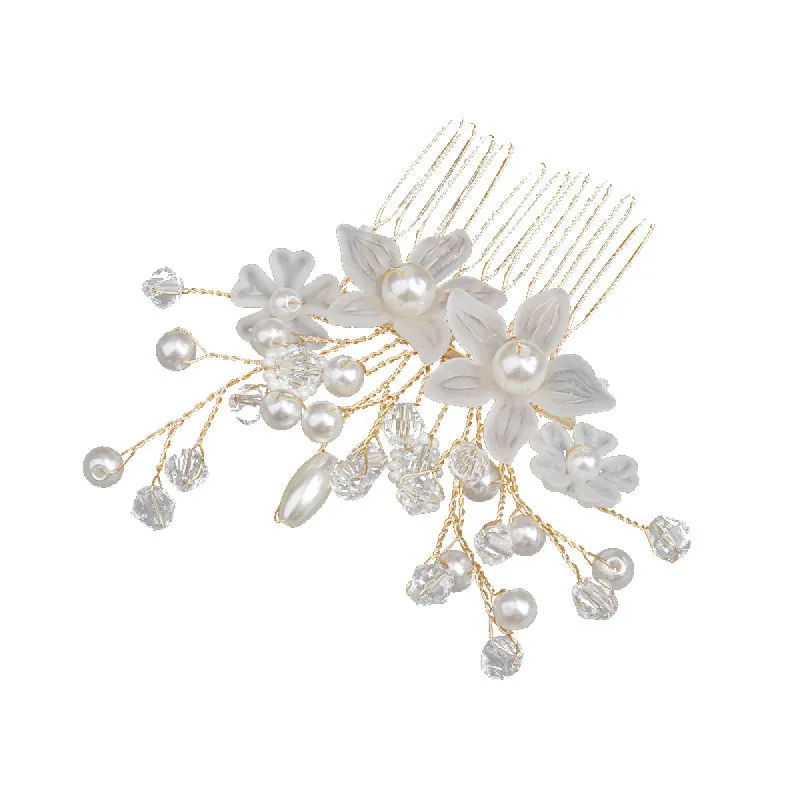 Bride Hair Comb Wedding Hair Accessories for Brides 616075663819 sold by Cocomelody