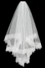 Two-tier Lace Edge Lace Tulle Elbow Veils with CV0379 sold by Cocomelody