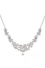 Rhinestone Pearl Wedding Necklace Earrings Jewelry CY0047 sold by Cocomelody