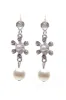 Rhinestone Pearl Wedding Necklace Earrings Jewelry CY0047 sold by Cocomelody