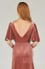 A-Line Floor Length Velvet Bridesmaid Dress Formal Dresses CB0367 sold by Cocomelody