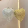 Tasseled rhinestone bag Party diamond hand bag A socialite hand skew straddle dinner bag 760609227630 sold by Cocomelody