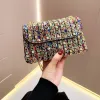 Vintage underarm bag Stylish rhinestone small bag Shoulder Bag Crossbody dinner bag 777753447631 sold by Cocomelody