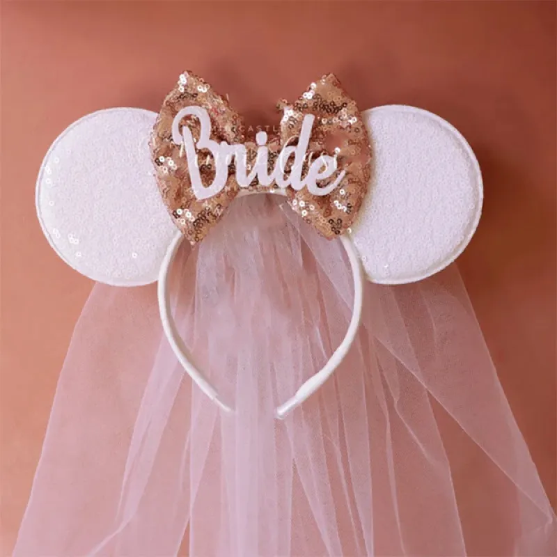 bride sequined headband crown veil bride wedding decoration gift 774816684763 sold by Cocomelody