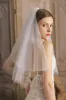 Two-tier Cut Edge Tulle Elbow Veils CV0260 sold by Cocomelody