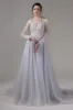 A-Line Chapel Train Lace Tulle Wedding Dress CW2809 sold by Cocomelody
