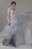 A-Line Chapel Train Lace Tulle Wedding Dress CW2809 sold by Cocomelody