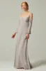 A-Line Floor Length Chiffon Bridesmaid Dress CB0307 sold by Cocomelody