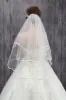 Classic Two-tier Ribbon Edge Tulle Hip Veils CV0015004 sold by Cocomelody