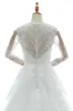 A-Line Court Train Tulle Lace and Satin Wedding Dress LD5731 sold by Cocomelody