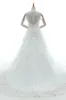 A-Line Court Train Tulle Lace and Satin Wedding Dress LD5731 sold by Cocomelody