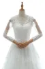 A-Line Court Train Tulle Lace and Satin Wedding Dress LD5731 sold by Cocomelody
