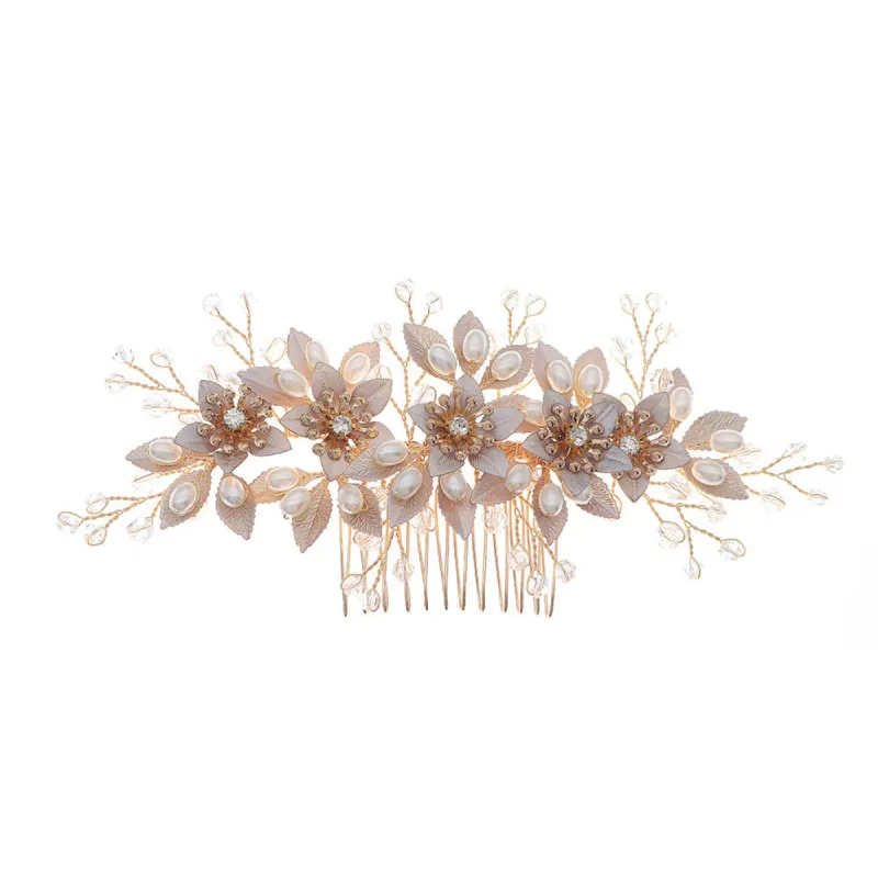 Bride Hair Comb Wedding Hair Accessories for Brides 628657991507 sold by Cocomelody